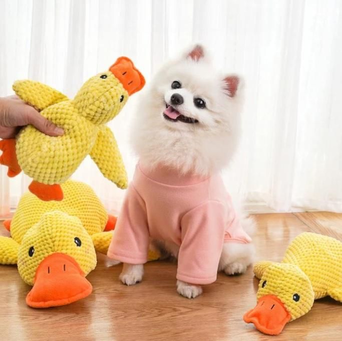 Stuffed Squeaky Plush Dog Toy for Pets Engagement