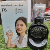 Portable Rechargeable Handheld Spray Cooling Fan