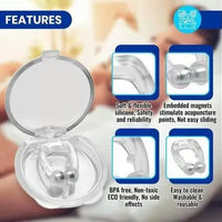 Anti Snoring Nose Clip Device for Men Women Nasal Strips Stops Snoring Stopper Anti-snoring Device (Nose Clip) - Pack of 1 , 2