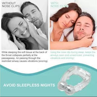 Anti Snoring Nose Clip Device for Men Women Nasal Strips Stops Snoring Stopper Anti-snoring Device (Nose Clip) - Pack of 1 , 2